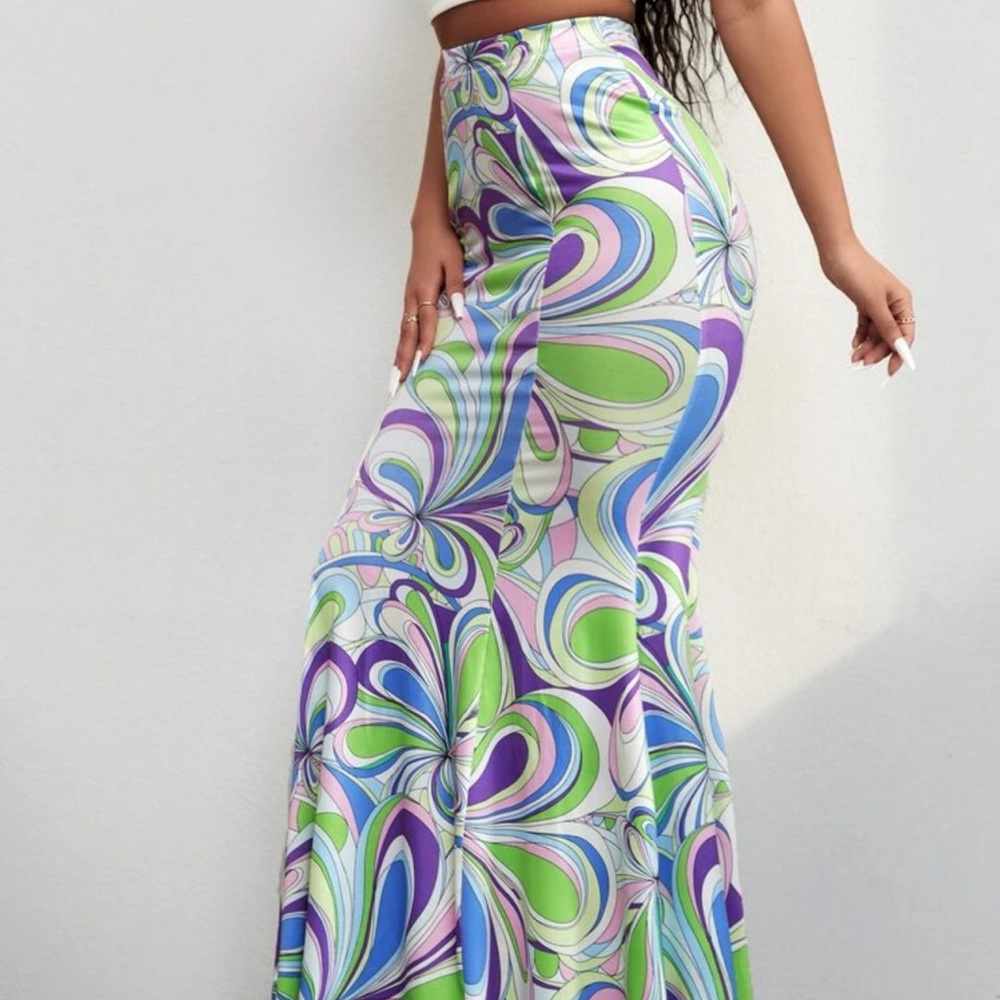 SHEIN Mermaid Maxi Skirt! NWT!
